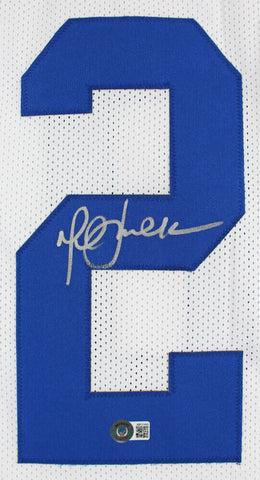 Marshall Faulk Signed Indianapolis Colts Jersey (Beckett Holo) NFL MVP 2000 / RB