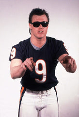 Jim McMahon Signed Chicago Bears White Home Jersey (JSA COA) Super Bowl XX Q.B.