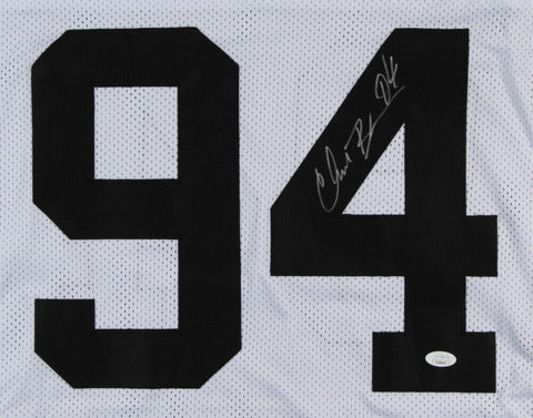 Chad Brown Signed Pittsburgh Steelers Jersey (JSA COA) 3×Pro Bowl Linebackr