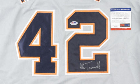 Alan Trammell MGR Signed Detroit Tiger 2004 Jackie Robinson Day Jersey / PSA COA