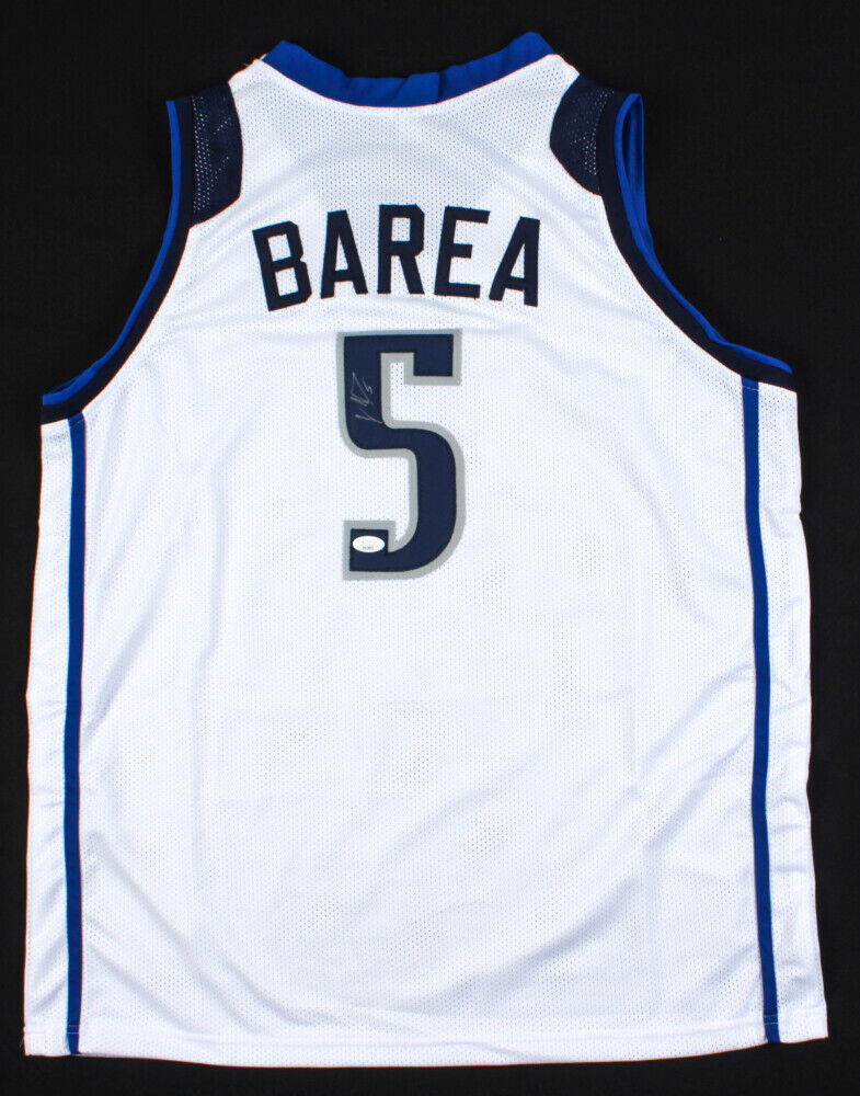J.J. Barea Signed Dallas Mavericks  "J.J."  Jersey (JSA COA) NBA Champion 2011