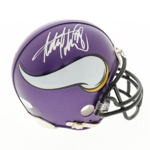 Adrian Peterson Signed Minnesota Vikings Mini-Helmet (JSA COA) 2012 NFL MVP / RB