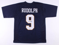 Kyle Rudolph Signed Notre Dame Fighting Irish Jersey (TSE Hologram) Vikings T.E.