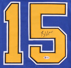 Robby Fabbri Signed St. Louis Blues Jersey (Beckett) St louis 1st Rnd Pick 2013