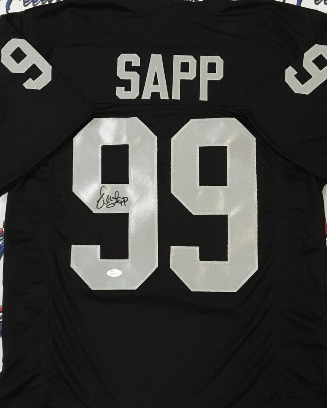 Warren Sapp Signed Oakland Raider Jersey (JSA COA) Super Bowl