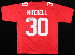 Stump Mitchell Signed Cardinals Jersey Inscribed "St. Louis Cardinals 81-89" COA