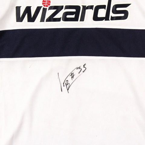 Trevor Booker Signed Washington Wizards Custom On Court Style Jersey (JSA COA)