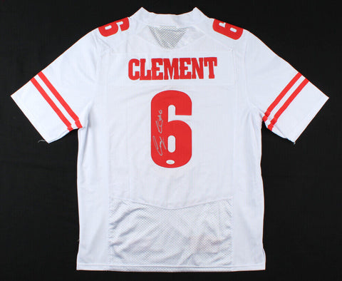 Corey Clement Signed Wisconsin Badgers Under Armour NCAA Style Jersey (JSA COA)