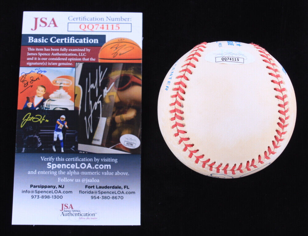 JIM PALMER SIGNED AUTOGRAPHED OFFICIAL AUTHENTIC MLB BASEBALL JSA COA  ORIOLES