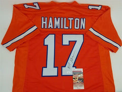 DaeSean Hamilton Signed Denver Broncos Custom Orange Throwback Jersey (JSA COA)