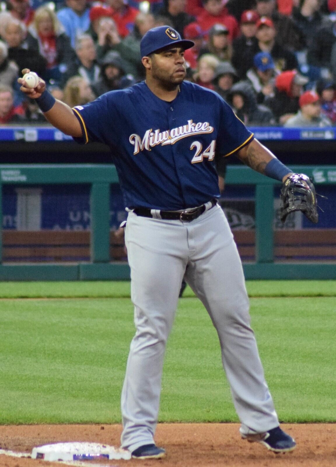 Jesus Aguilar Signed Milwaukee Brewers 2018 NL All-Star Game