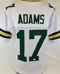 Davante Adams Signed Green Bay Packers White Jersey (JSA) All Pro Wide Receiver