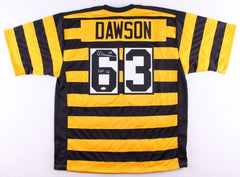 Dermontti Dawson Signed Pittsburgh Steelers Jersey Inscribed HOF 2012 (JSA COA)