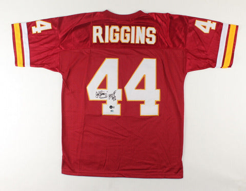 John Riggins Signed Washington Redskins Jersey Inscribed "HOF 92" (Beckett COA)