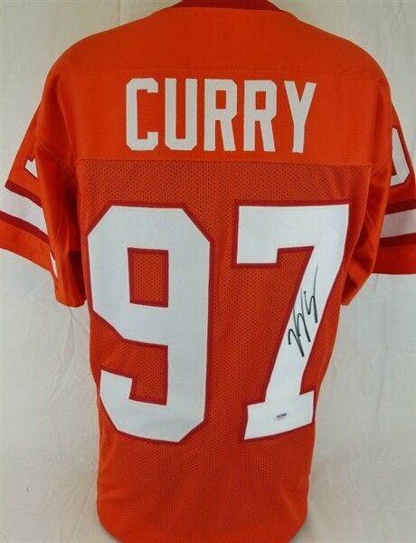 Vinny Curry Signed Tampa Bay Buccaneers Creamsicle Throwback Jersey (PSA COA)