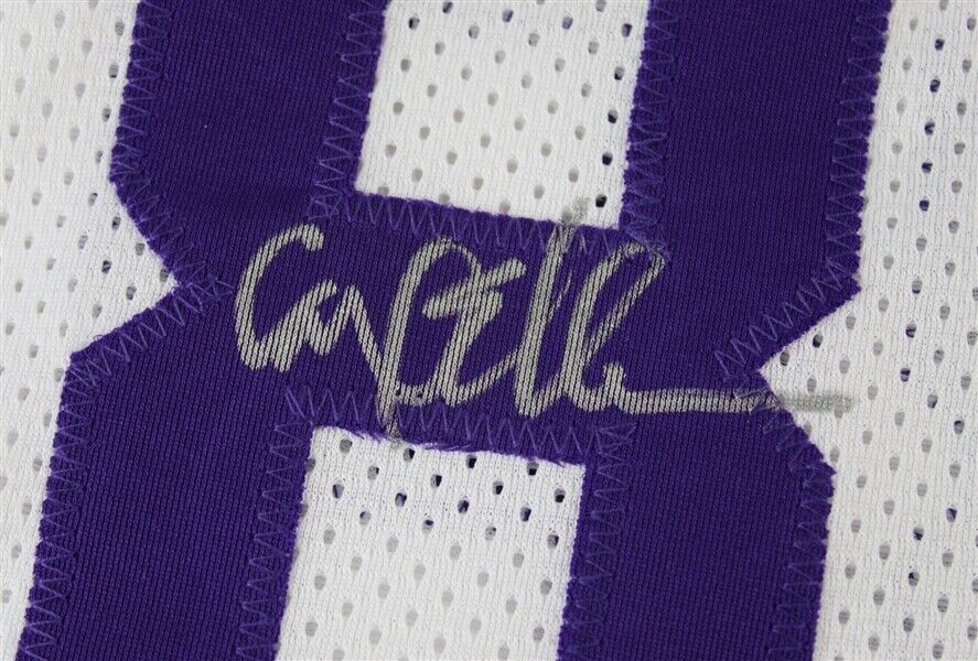 Vikings Purple People Eaters Jersey Signed by Page, Eller, Marshall, &  Larsen