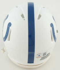 Josh Downs Signed Indianapolis Colt Mini Helmet (Beckett) 2023 3rd Rnd Draft Pck