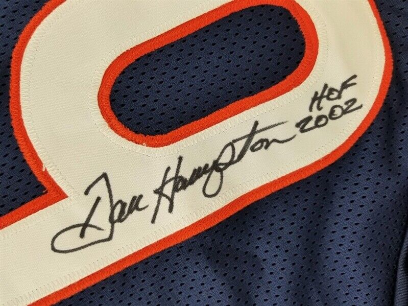 Buy the HOF Dan Hampton Signed/Inscribed Chicago Bears Jersey