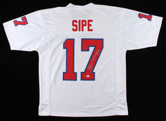 Brian Sipe Signed 1984 USFL New Jersey Generals Jersey (Beckett COA) Browns QB