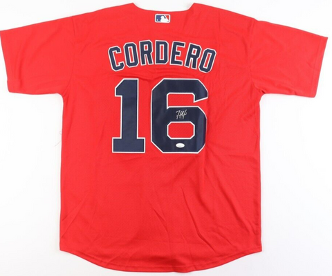 Francisco "Franchy" Cordero Signed Boston Red Sox Nike Style Jersey (JSA COA)