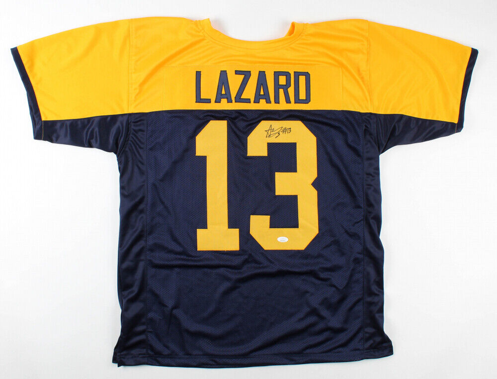 Allen Lazard Autographed Green Bay Packers Yellow NFL Football Jersey JSA