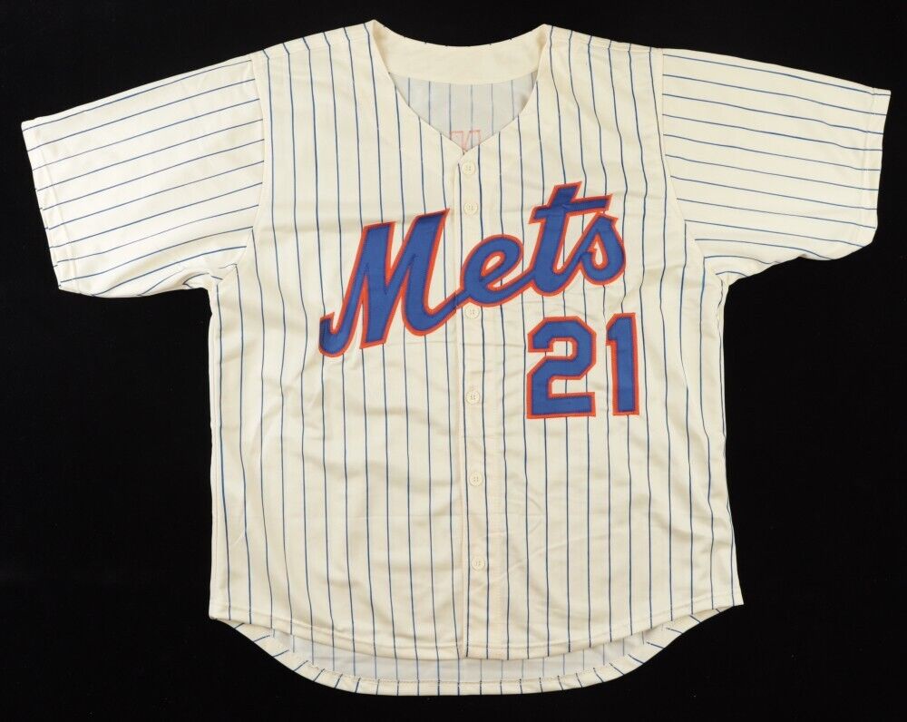 Cleon Jones Signed New York Mets Jersey "1969 W.S. Champs &"Last Out" (JSA COA)