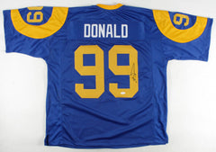 Aaron Donald Signed Los Angeles Rams Jersey (JSA COA) 7xPro Bowl Defensive End