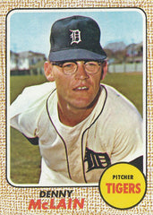 Denny McLain Signed Detroit Tigers Jersey Inscribed "31-6, 1968" (JSA Hologram)