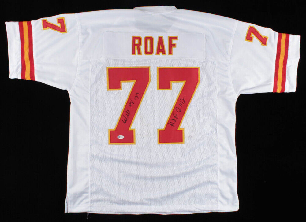 Willie Roaf Signed Kansas City Chiefs Jersey Inscribed HOF 2012