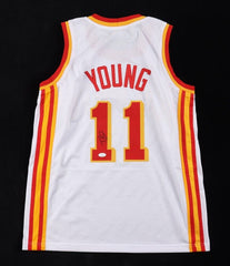 Trae Young Signed Atlanta Hawks Jersey (JSA COA) #5 Overall Pick 2018 NBA Draft