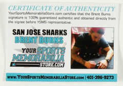 Brent Burns Signed San Jose Sharks Jersey (Burns COA) All Star Defenseman