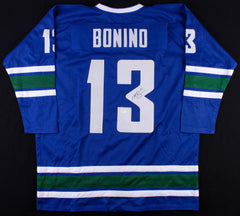 Nick Bonino Signed Vancouver Canucks Jersey (JSA COA) 2015 Stanley Cup Champion