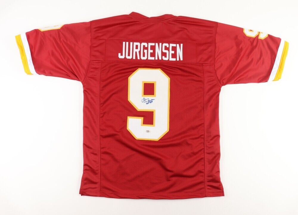 Signed Sonny Jurgensen Jersey - Reebok Longsleeve HOF 8