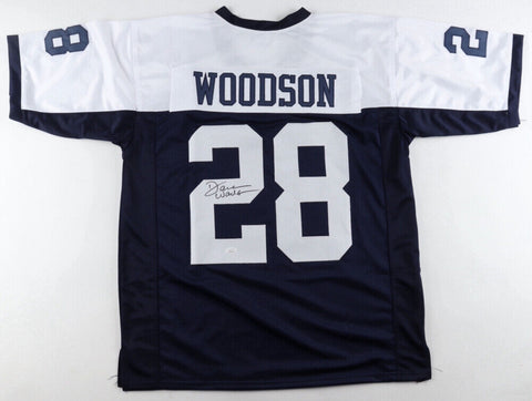 Darren Woodson Signed Dallas Cowboys Thanksgiving Day Throwback Jersey (JSA COA)
