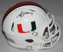 Allen Hurns Signed Miami Hurricanes Mini-Helmet (Schwartz COA)