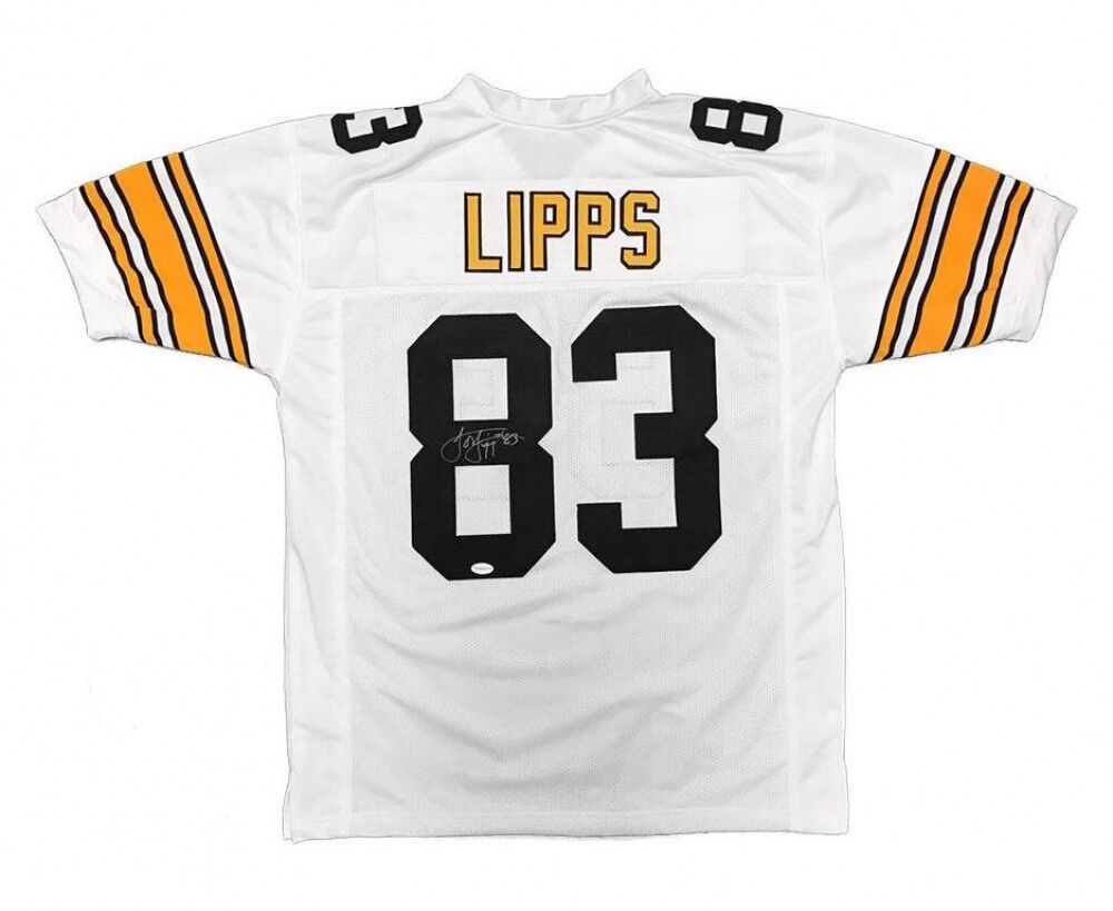 Louis Lipps Signed Pittsburgh Steeler Jersey (TSE COA) 2×Pro Bowl Wide –