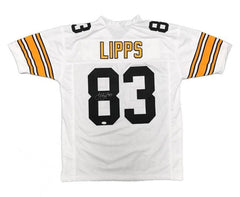 Louis Lipps Signed Pittsburgh Steeler Jersey (TSE COA) 2×Pro Bowl Wide Receiver