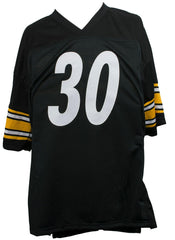 James Conner Signed Steelers Black Home Jersey (JSA COA) Pittsburgh #1 R.B.