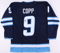 Andrew Copp Signed Jets Winnipeg Jersey (Beckett COA) NHL Career 2015–2022