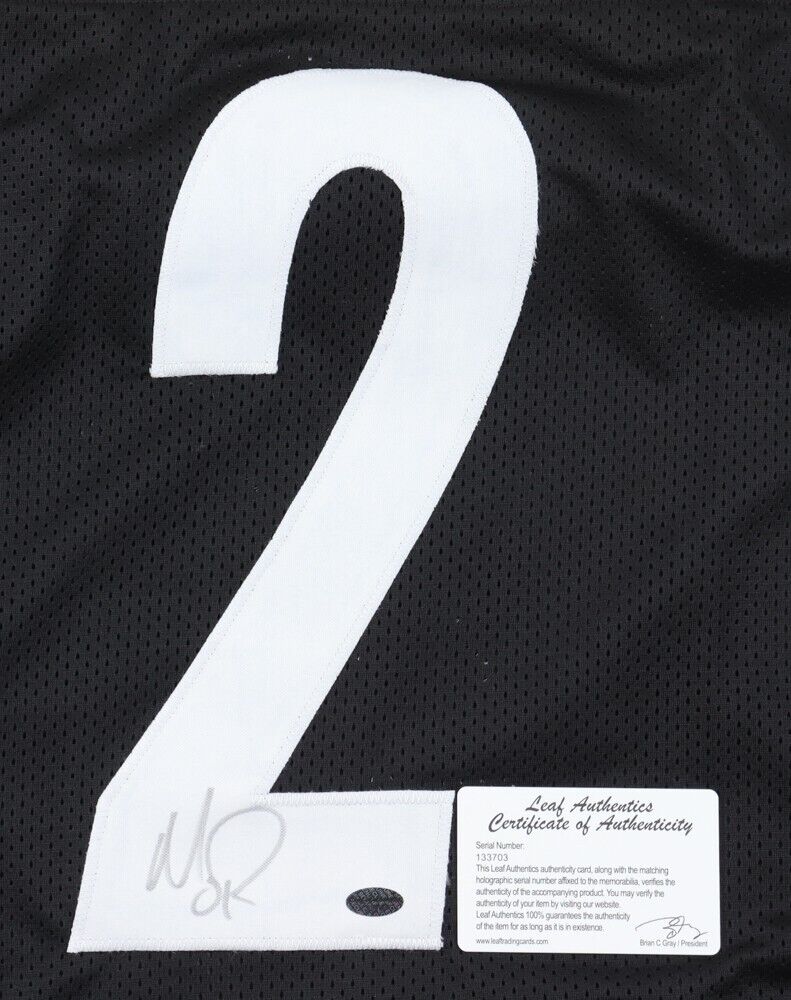 Mason Rudolph Signed Pittsburgh Jersey (Leaf COA) Steelers 3rd Rnd Pick 2018