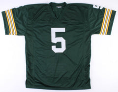 Paul Hornung Signed Green Bay Packers Career Highlight Stat Jersey (JSA COA)