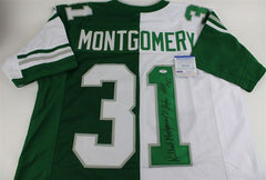 Wilbert Montgomery "Eagles HOF 1987" Signed Philadelphia Eagles Jersey (PSA COA)