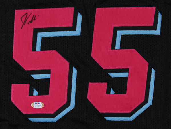 Miami Heat Jason Williams Autographed Signed Miami Vice Jersey Psa Coa