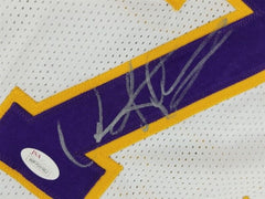 Dennis Rodman Signed Lakers Jersey (JSA) 5×NBA champion (1989, 1990, 1996–1998)