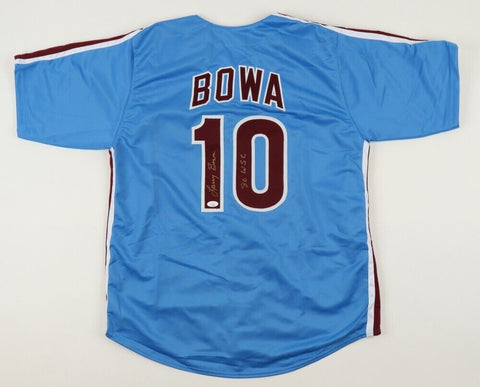 Larry Bowa Signed Philadelphia Phillies Jersey (JSA COA) 1980 World Series S.S.