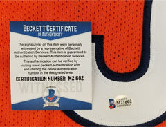 Lance Briggs Signed Chicago Bears Jersey (Beckett) 7×Pro Bowl (2005–2011)  L.B.