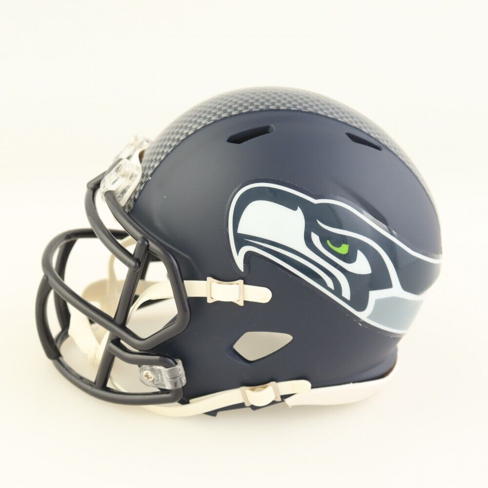 Drew Lock Signed Seattle Seahawks Speed Mini Helmet (Beckett) Ex Bronco Q.B.