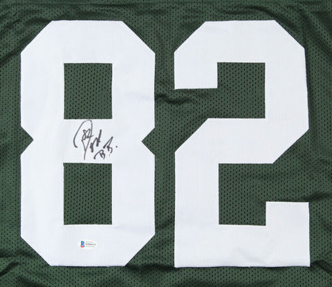 Don Beebe Signed Green Bay Packers Jersey (Beckett COA) Super Bowl XXXI Champion