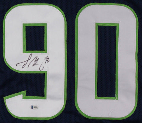 Jadeveon Clowney Signed Seahawks Jersey (Beckett COA) 2014 #1 Draft Pick Overall
