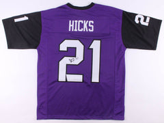 Kyle Hicks Signed TCU Horned Frogs Jersey (JSA COA) 1955 Rushing Yds 2014 - 2017